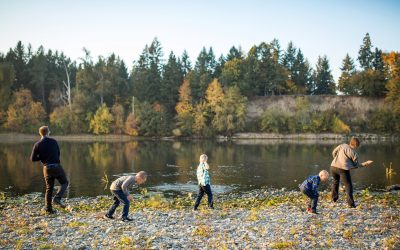 W Family | Willamette Mission State Park | Salem, Oregon Family Photographer