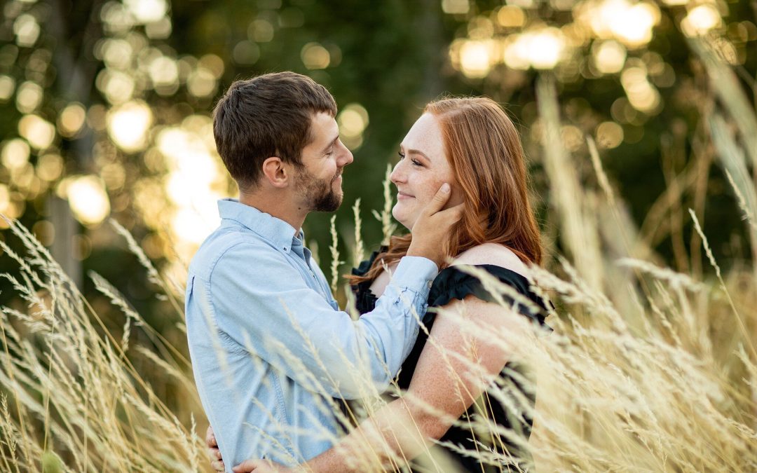 Carlie and Logan | Mt. Angel Abbey | Oregon Engagement Photographer