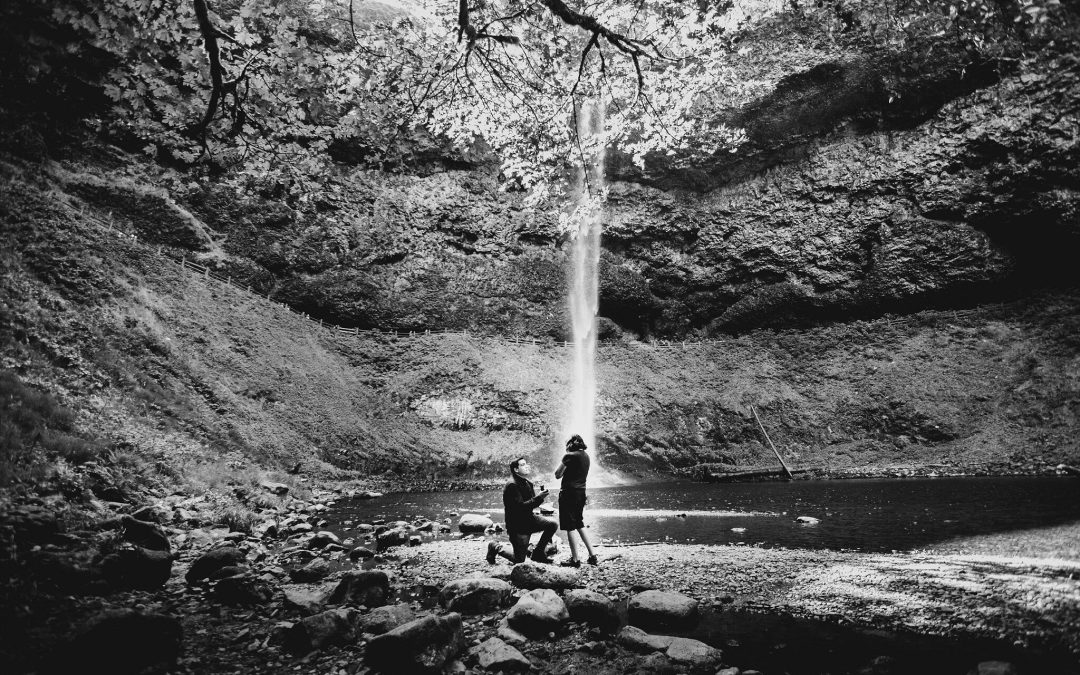 Dominick and Alexis | Surprise Proposal at Silver Falls State Park