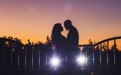 Deserie & James’s Spooky Engagement Photos in Salem, Oregon