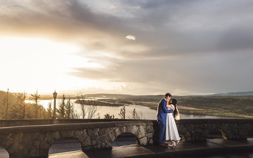Sheila and Adrian’s Elopement Photographs in Portland, Oregon