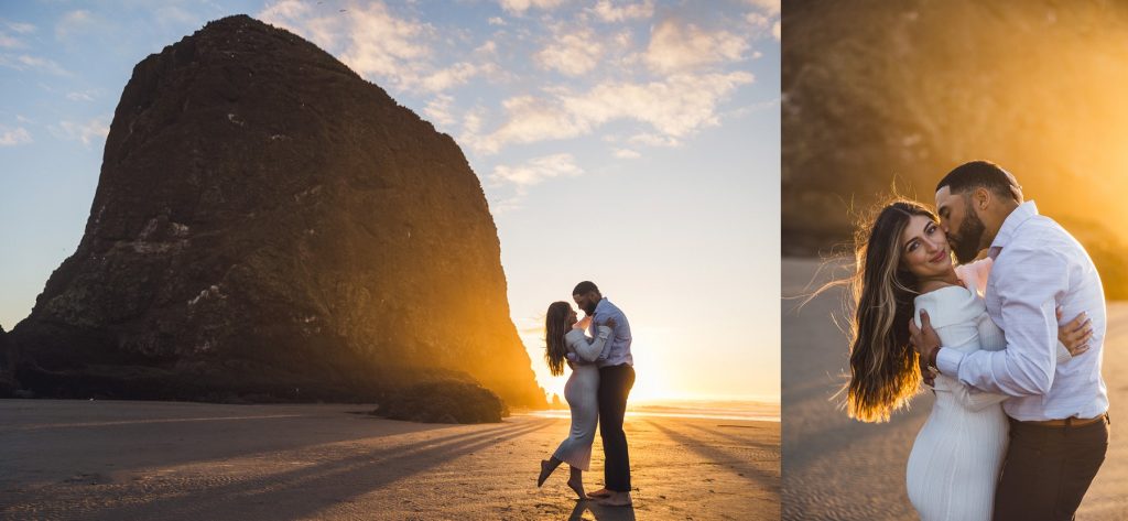 Engagement Photographs in Cannon Beach